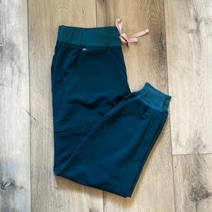 FIGS medium petite Zamora Joggers - Caribbean Blue